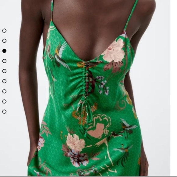 Zara Women's Green Dress XS NWT - Picture 5 of 15